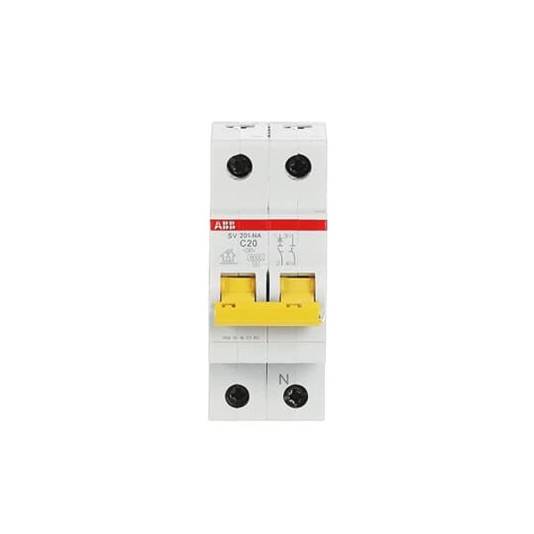 SV201-C10 Miniature Circuit Breaker - 1P - C - 10 A image 1