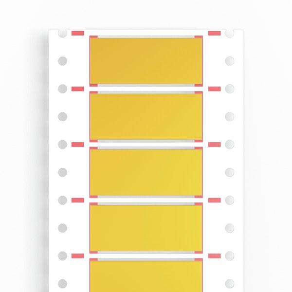 Cable coding system, 8 - 11 mm, 21.1 mm, Polyolefine, yellow image 3