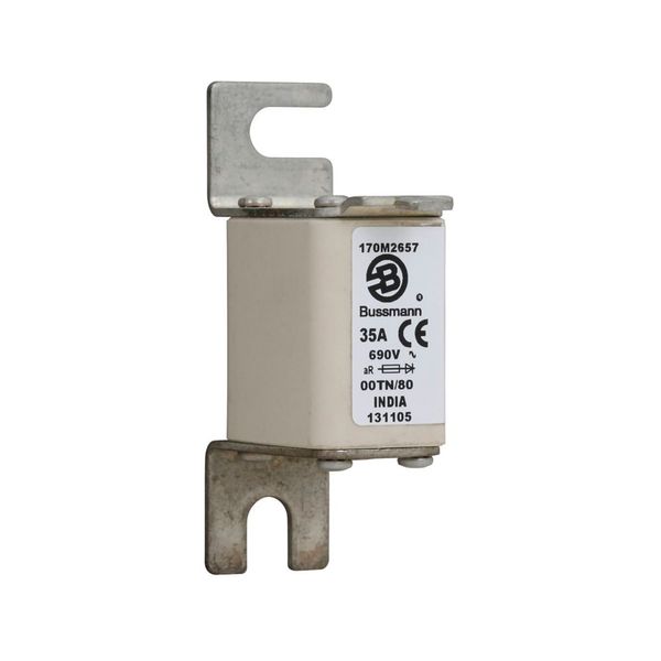 Fuse-link, high speed, 35 A, AC 690 V, size 00, 30 x 67 x 100 mm, gR, DIN, IEC, single indicator image 19