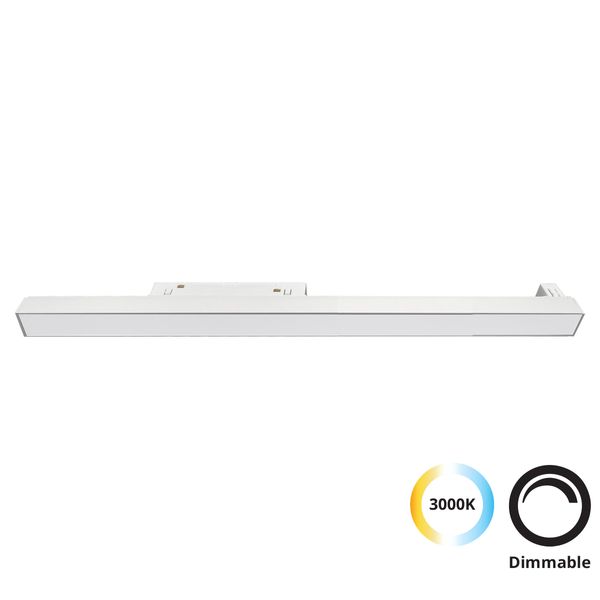 Magnetic Track White Linear Light Magnetic image 1