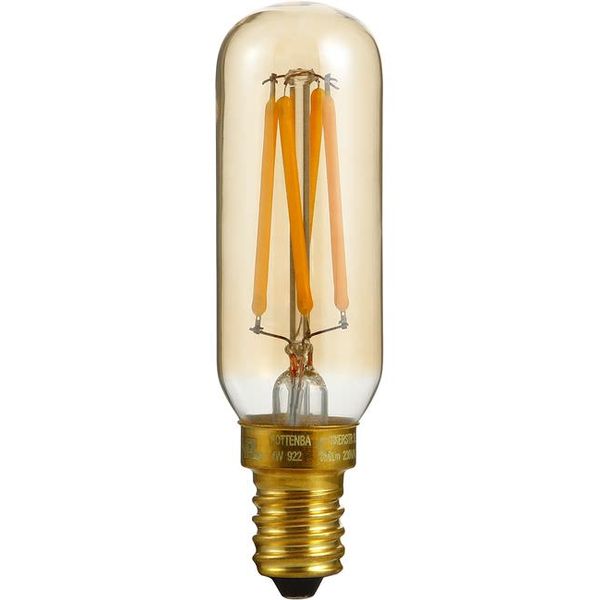 LED E14 Fila Tube T25x85 230V 250Lm 4W 922 AC Gold Dim image 1