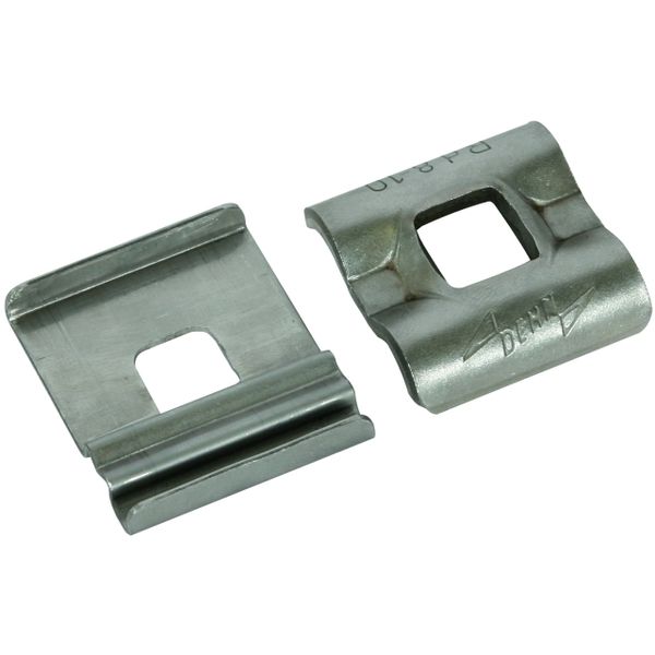 Contact plate 4-50mm² a. double cleat Rd 8-10mm with square hole 12x12 image 1