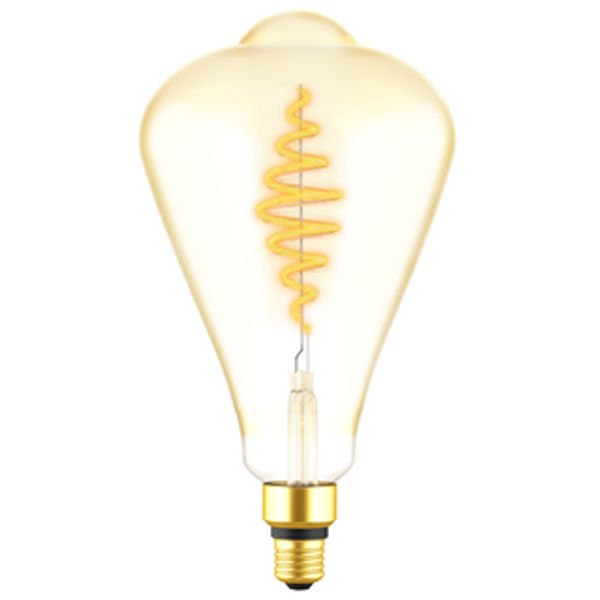 LED Filament Bulb - Classic ST64 E27 7W 470lm 1800K 330°  - Dimmable image 1