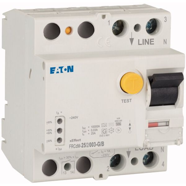 Digital residual current circuit-breaker, all-current sensitive, 25 A, 2p, 30 mA, type G/B image 2