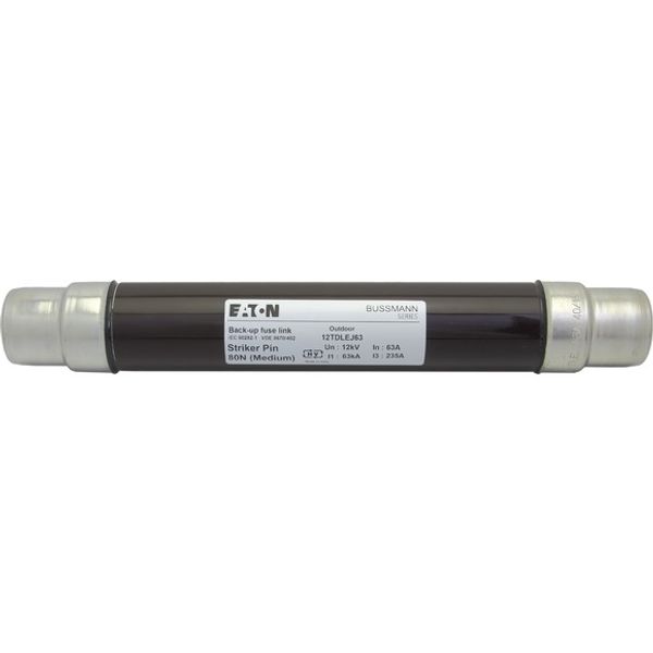 Fuse-link, medium voltage, 25 A, AC 17.5 kV, 2", 51 x 292 mm, back-up, DIN, with striker image 1