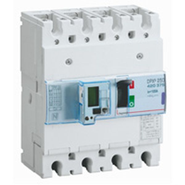 MCCB electronic release - DPX³ 250 - Icu 50 kA - 400 V~ - 4P - 100 A image 1