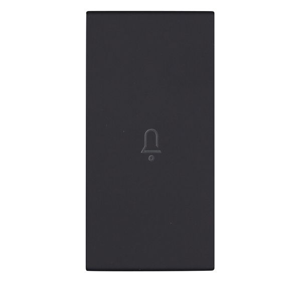 Cover with doorbell icon 1M, black image 1