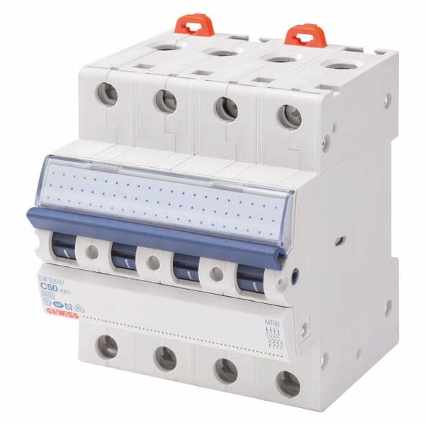 MINIATURE CIRCUIT BREAKER - MT 100- 4P CHARACTERISTIC D 6A - 4 MODULES image 2