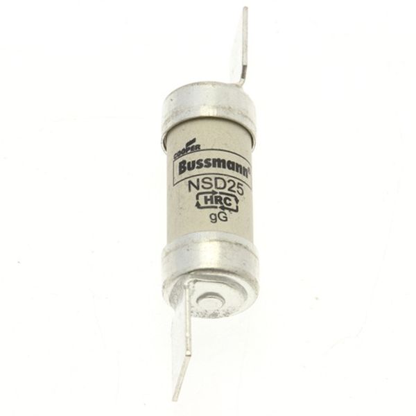 Fuse-link, LV, 25 A, AC 550 V, BS88/F1, 14 x 59 mm, gL/gG, BS image 2