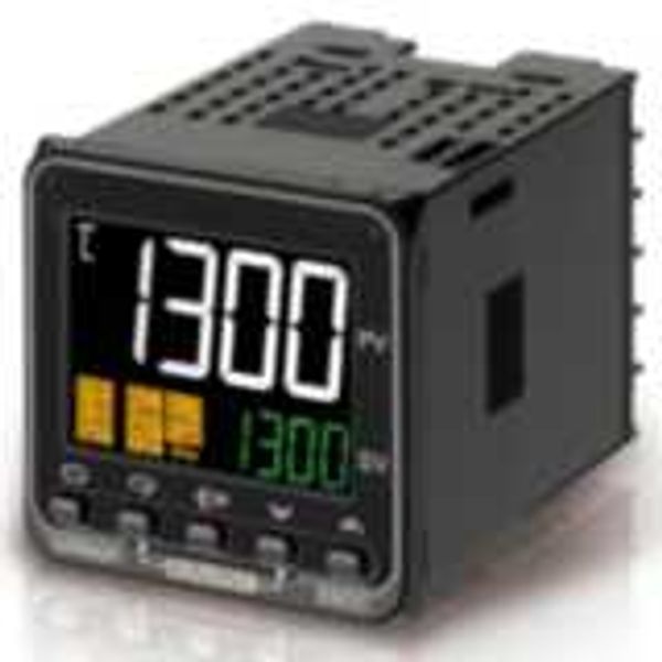 Temp. controller, PRO,1/16 DIN (48x48mm),Progr.,3 AUX,1 x 12 VDC pulse image 3