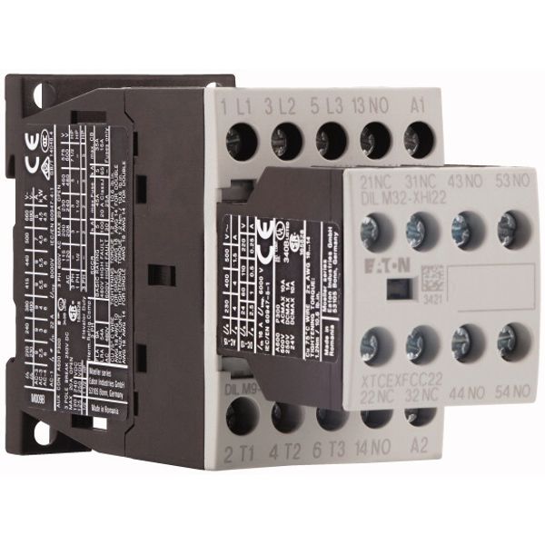 Contactor, 380 V 400 V 4 kW, 3 N/O, 2 NC, 230 V 50/60 Hz, AC operation, Screw terminals image 4