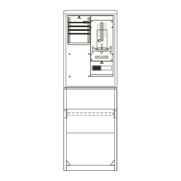 SZ2824E Meter board, Field width: 2, Rows: 0, 1770 mm x 590 mm x 320 mm, IP44 image 8