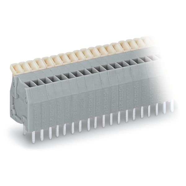 PCB terminal block push-button 0.5 mm² gray image 5