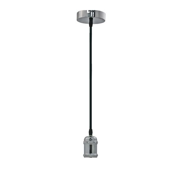 Chrome Pendant Lamp Holder image 1