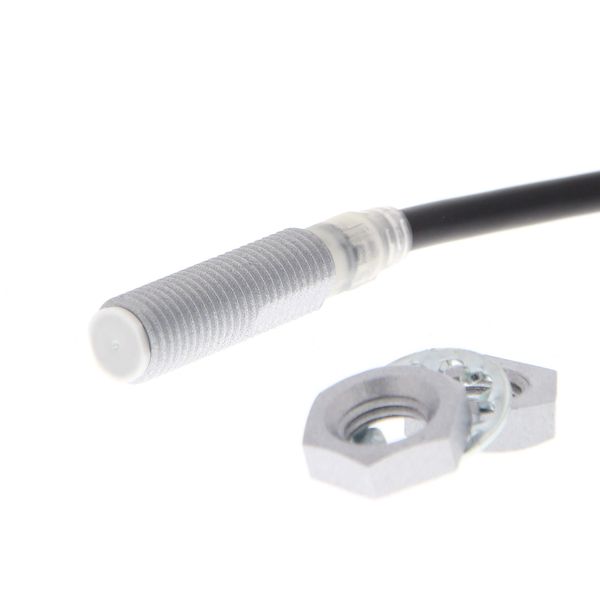 Proximity sensor, inductive, brass-nickel, Spatter-coating, M8, shield E2E 8474D image 2