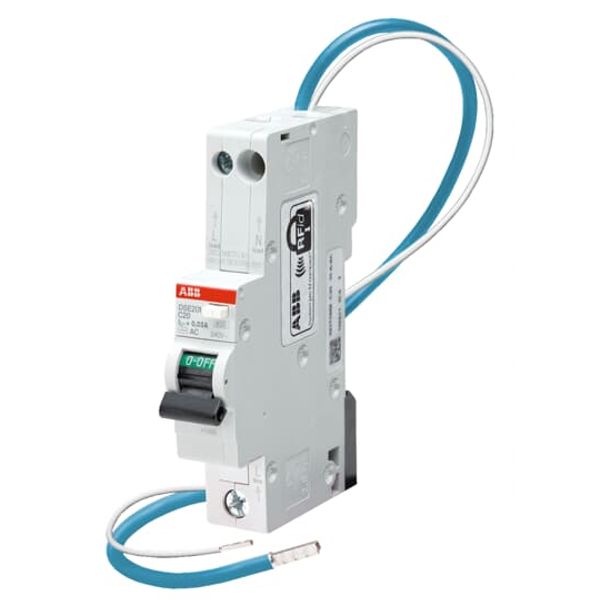 DSE201 B20 AC30 - N Blue Residual Current Circuit Breaker with Overcurrent Protection image 1