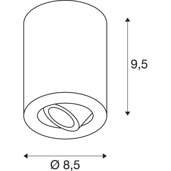 TRILEDO ROUND CL downlight, matt white, 6W, 38ø, 3000K image 2