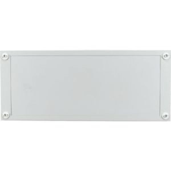 Front plate with plastic insert, for HxW=150x800mm image 2