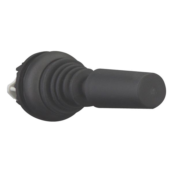 Joystick, with one operating point per operating direction, With plastic shaft, 4 positions, Bezel: black, momentary image 7