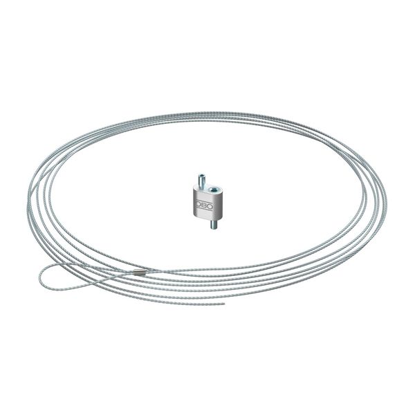 QWT S 1 1M G Suspension wire with loop 1x1000mm image 1