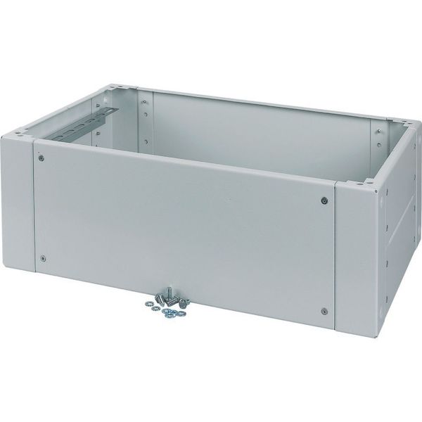 Cable arrangement plinth for floor standing distribution board IP54, HxWxD=200x600x400mm, grey image 4