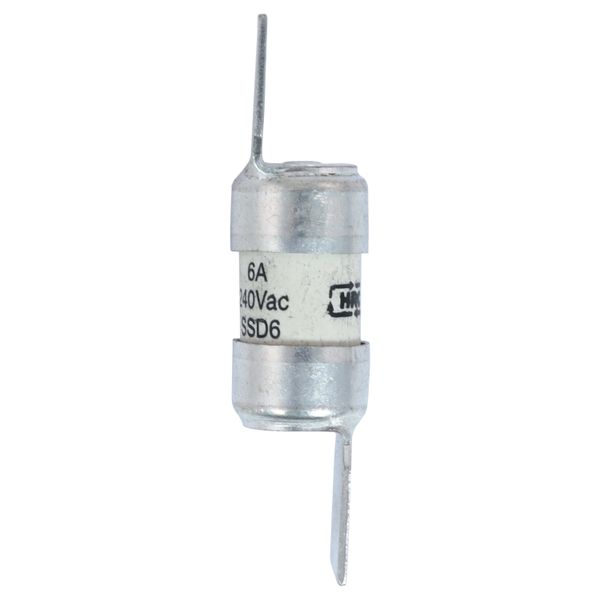 Fuse-link, LV, 6 A, AC 240 V, BS88/E1, 12 x 47 mm, gL/gG, BS image 5