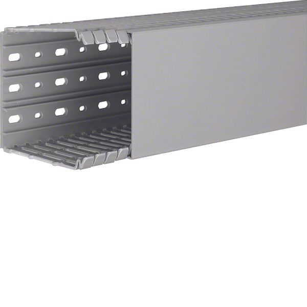 slottet panel trunking BA7 100x100, grey image 1