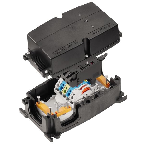 Energy distribution terminal strip with housing, IP65, in complete sta image 3