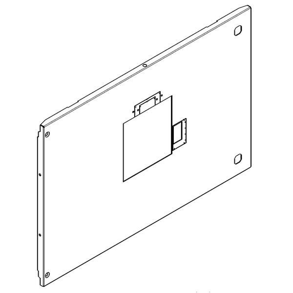 FACEPLATE DPX3 630 DRAW-OUT+MOT HANDLE image 1