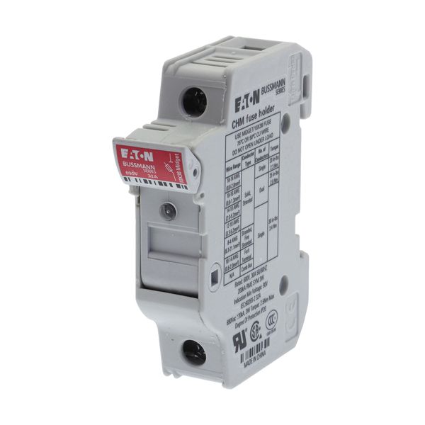 Eaton Bussmann series CHM modular fuse holder, 600 Vac, 1000 Vdc, 30A, Modular fuse holder, Single-pole, 200kA - CHM1DCIU image 14