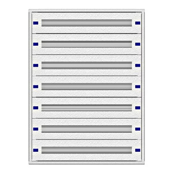 Modular chassis 3-21K flat, 7-rows, depth 100 mm image 1