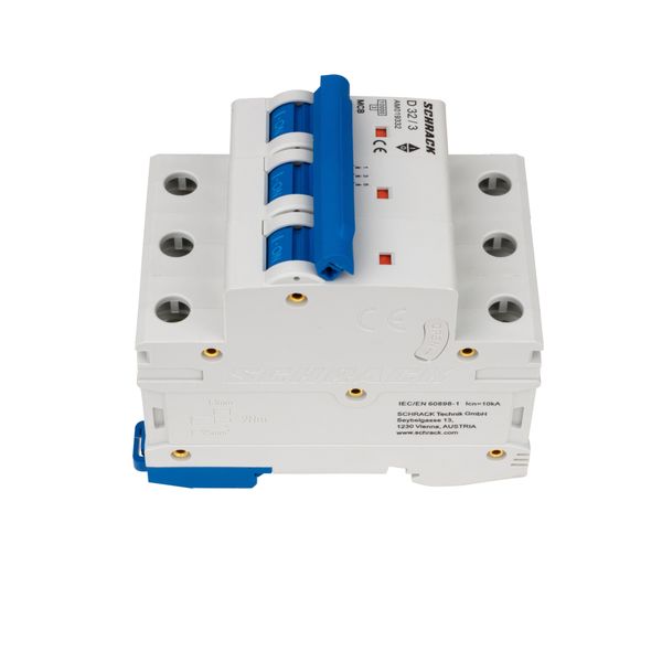 Miniature Circuit Breaker (MCB) AMPARO 10kA, D 32A, 3-pole image 8