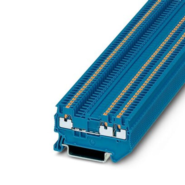 PT 1,5/S-TWIN BU - Feed-through terminal block image 1