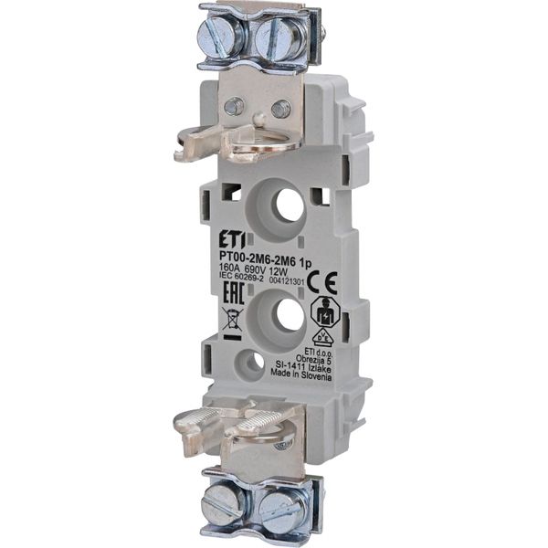 Fuse link base, PT 00 2M6-2M6 1p image 1