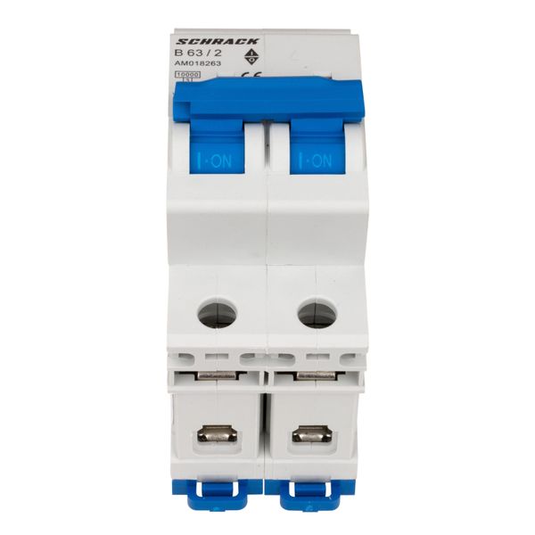 Miniature Circuit Breaker (MCB) AMPARO 10kA, B 63A, 2-pole image 2