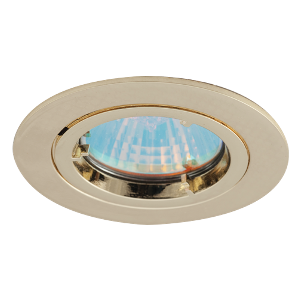 Twistlock GU10 Die-Cast Downlight Brass image 3