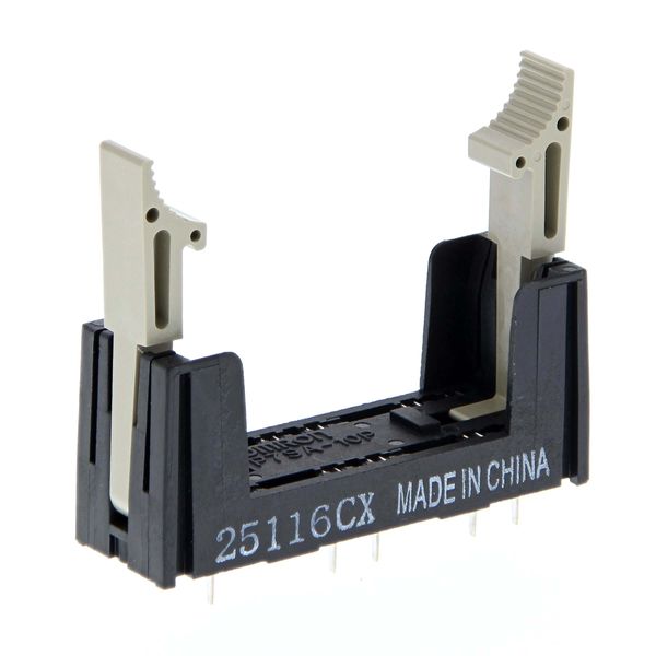 Socket, back connecting, PCB terminals, 10-pin, for G7SA 4 pole relays image 2