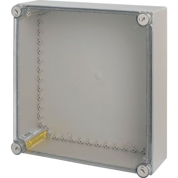 Insulated enclosure, smooth sides, HxWxD=375x375x150mm, NA type image 3