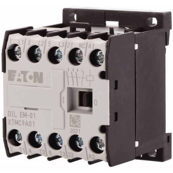 Contactor, 240 V 50 Hz, 3 pole, 380 V 400 V, 4 kW, Contacts N/C = Normally closed= 1 NC, Screw terminals, AC operation image 3