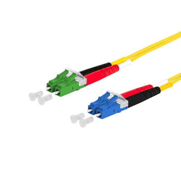 OpDAT patch cord LC-D/LC-D APC OS2, 1.0 m image 3