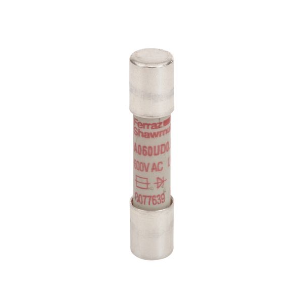 High-Speed Cylindrical Fuse 10x38 aR 600VAC 0.5A image 1