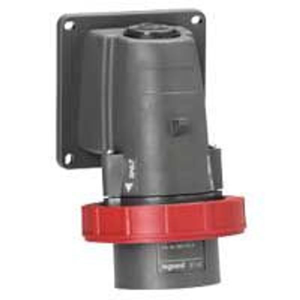 Surface appliance inlet Hypra - IP 66/67-55 - 380/415 V~ - 32 A - 3P+E image 1