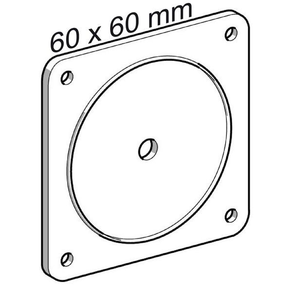 IP 65 seal for 60 x 60 mm front plate and front mounting cam switch - set of 5 image 1