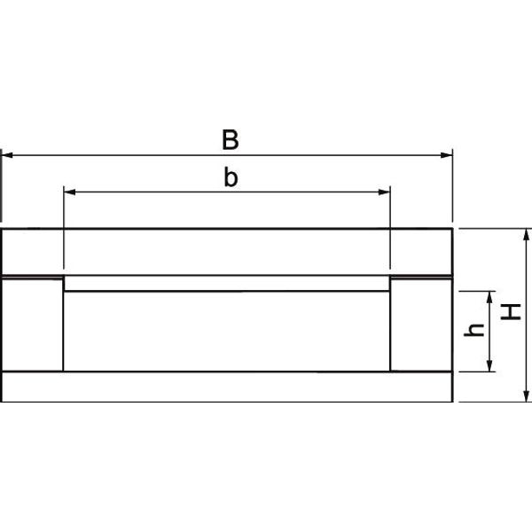 BSKD09-K0521 Fire protection duct I90/E30 Direct mounting 1000x50x210 image 2