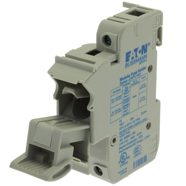 Fuse-holder, high speed, 32 A, DC 1500 V, 14 x 51 mm, 1P, IEC, UL image 5