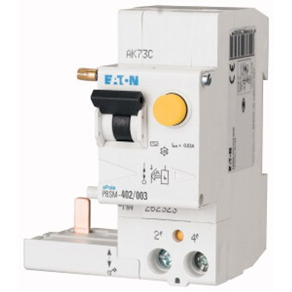 Residual-current circuit breaker trip block for PLS. 40A, 2 p, 30mA, type G image 2