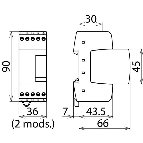 DEHNrail M surge arrester image 2