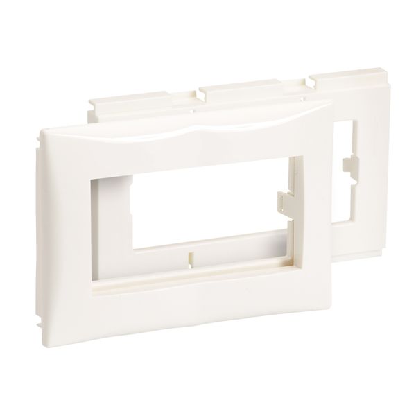 Ultra - adaptor - 2-module - white RAL 9010 image 3