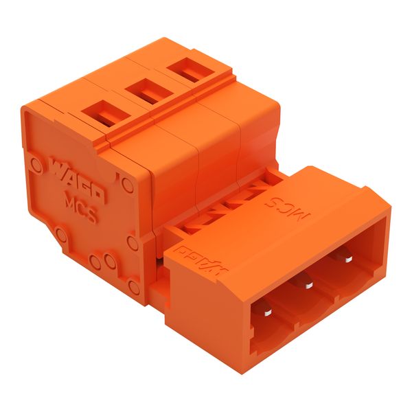 1-conductor male connector CAGE CLAMP® 2.5 mm² orange image 2