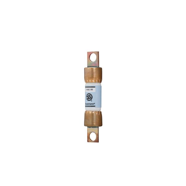 Eaton Bussmann series Tron KAC high speed fuse, 600V, 7A, 200 kAIC, Non Indicating, High speed fuse, Blade end X blade end, Stud image 6